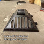 Manhole Cover and Frame Ductile Iron, Heavy Duty Drain Grate, One-Piece Design - Image 3
