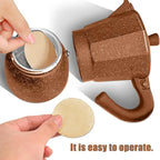 CEYAZYE 200 PCS Round Coffee Filter Paper, 56 mm Disposable Coffee Filters - Image 4