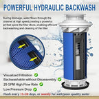 90 Micron Disc Spin Down Sediment Filter, Reusable ＆ Anti-Clog Whole House - Image 5