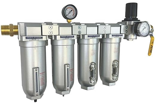 1/2" NPT Industrial Moisture Removing Particulate Filter and Oil Removing - Image 2