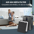Air400 Replacement Filter for Bissell Air400, 1 H13 True HEPA and 1 Activated - Image 5