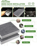 Cabin & Engine Air Filter Kit Fits - Image 6