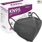 Miuphro KN95 Face Mask 50 Pack, Disposable Respirator Masks, 5 Layer Design by Miuphro