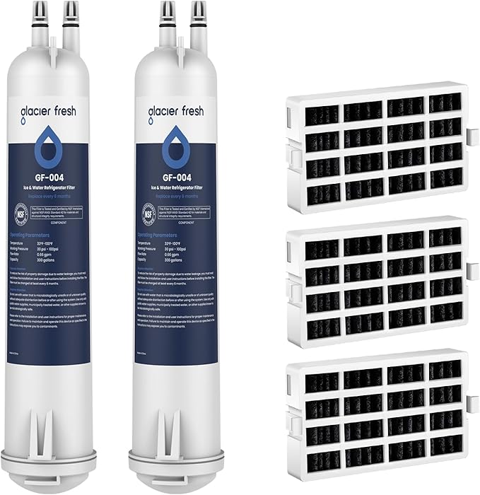 GLACIER FRESH Compatible with 4396841 Refrigerator Water Filter, Filter 3 by GLACIERFRESH