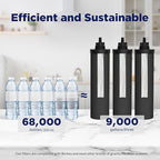 Membrane Solutions UV Countertop Water Filtration System, Stainless Steel 2.25G - Image 6