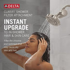 Delta Faucet Clarifi Standard Shower Filter Attachment Brushed Nickel - Image 2