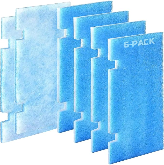 6 Pack RV Air Conditioner Filters 14" X 7.5" MERV 8 Rated RV AC Replacement by AGradify