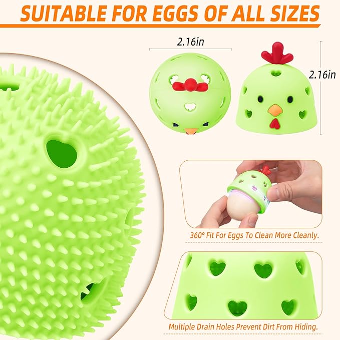 Egg Brush Cleaner, Egg Scrubber Tool - Image 6