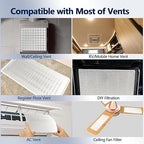 MERV 8 Air Vent Filters, Electrostatic Triple Vent Filter - Image 7