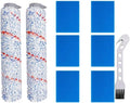 Hand-held Floor Scrubbers Roller Brush Hepa Filter Sponge Parts。Compatible by Unknown