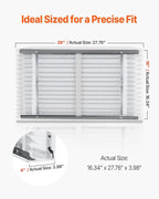 VEVOR 16x28x4 Furnace Air Filter, MERV 13 Pleated HVAC AC Replacement, - Image 4