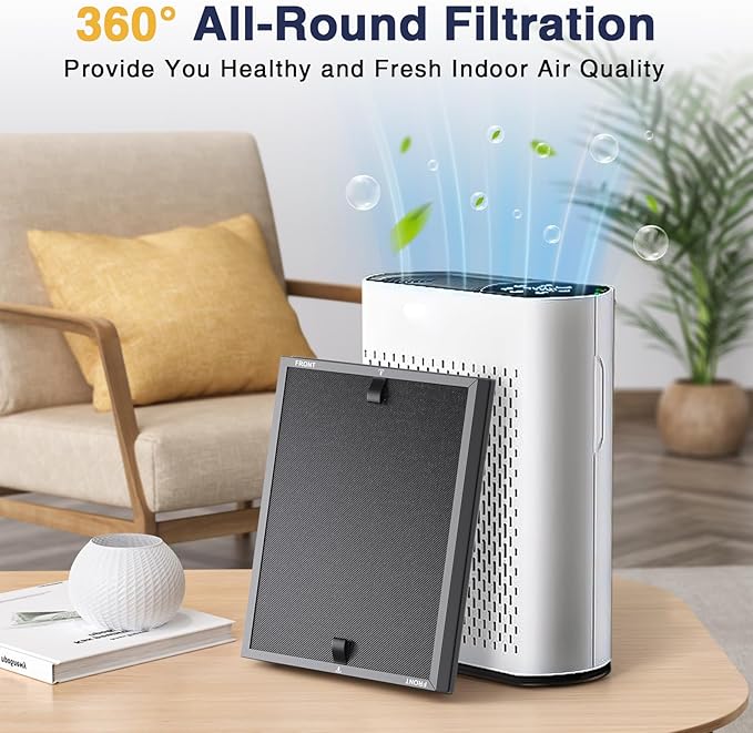 HAP602 Replacement Filters for ECOSELF HAP602/ HAP602WF Air Purifier, 3-IN-1 - Image 7