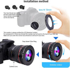 72mm Lens to 49mm Camera Lens Adapter, 72mm-49mm Filter Step-Down Ring - Image 4