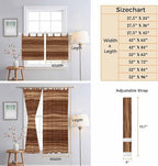 Brown Western Living Room Curtains 84 Inch Length, Window Curtains Tab Top - Image 8