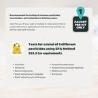Tap Score Pesticides in Water Test Kit | Specialized EPA Certified Drinking - Image 2