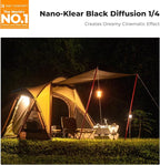 K&F CONCEPT 77mm Black Diffusion 1/4 Filter Mist Cinematic Effect Filter - Image 2