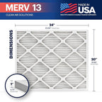 BNX TruFilter 20x24x1 Air Filter MERV 13 - Image 2
