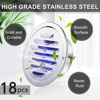 Zonon 18 Pcs Stainless Steel Soffit Vents 4 Inch Round Dryer Vent Cover - Image 3