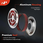 A-Premium 14"x3" Round Universal Air Cleaner Filter Assembly - Image 3