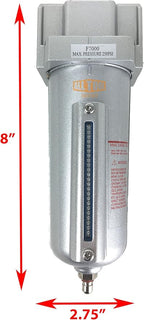 3/4" NPT HEAVY DUTY Industrial Grade Particulate Filter/Water Trap - Image 2