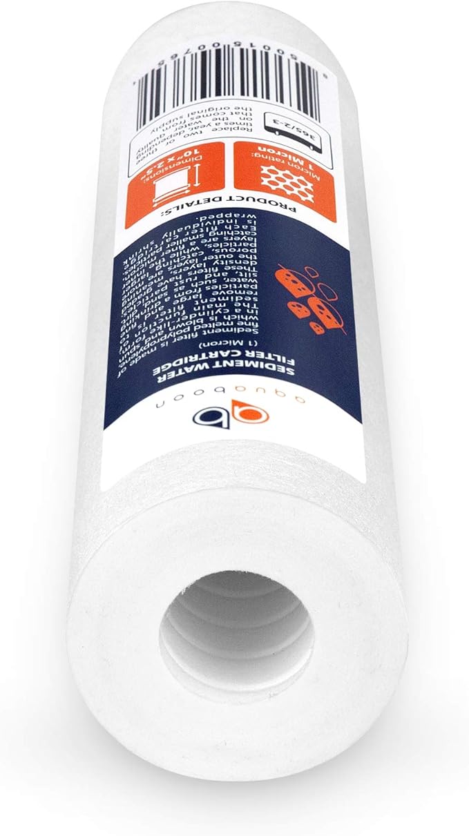 Aquaboon 10” x 2.5” Whole House and Reverse Osmosis Sediment 1 Micron Water - Image 10