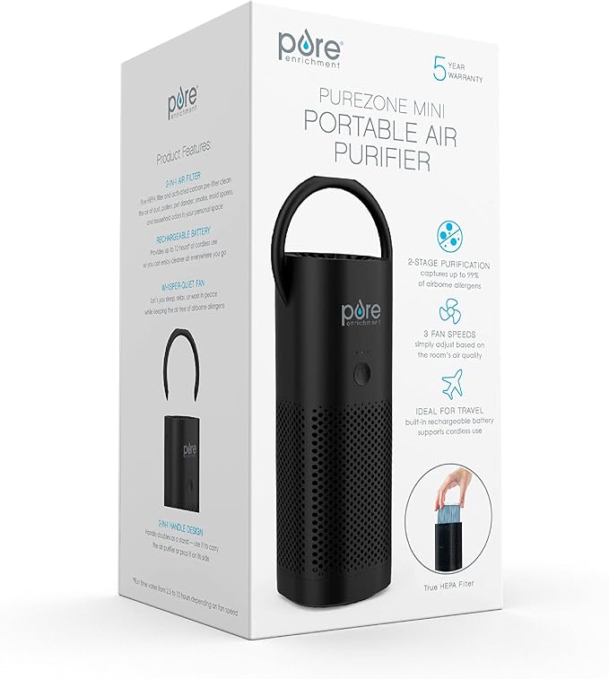 Pure Enrichment PureZone Mini Portable Air Purifier - Image 9