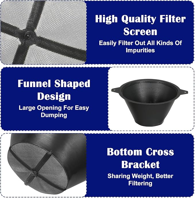 70 Pcs Paint Filter 100 mm Plastic Paint Strainer - Image 3