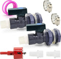2 Set PVC Rain Barrel Diverter Kit Rain Barrel 3/4 Inch Spigot Kit by TiciKim
