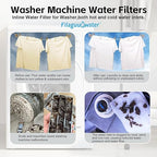 FA20 Brass Sediment Filter, Reusable Washer Water Filters, Traps Sand, 40 - Image 2