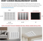 20x16 Air Return Grille, Air Return Vent Cover, Flat Vent Cover, Rejillas De - Image 4