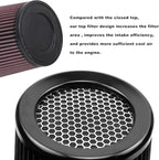 RYANSTAR 76mm 3" High Flow Round Tapered Cone Cool Air Filter Cleaner - Image 5