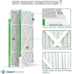 14x30x1 Air Filter 6 Pack, Durable MERV 8 Pleated Home HVAC AC Furnace Filters - Image 3