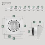 Vent Systems 4" Inch Exhaust Vent Cover - Image 2
