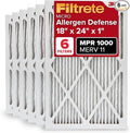 Filtrete 18x24x1 AC Furnace Air Filter, MERV 11, MPR 1000, Micro Allergen by Filtrete