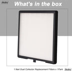 Nail Dust Collector Replacement Filters, 1 Pack Nail Tech Dust Collector Filter - Image 7