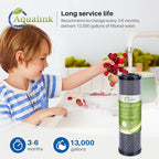 AQUALINK CTO10, 1 Micron 2.5" x 10" Whole House Carbon Water Filter Cartridge - Image 6