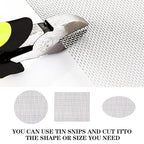 Wire Mesh Stainless Steel Woven Wire Mesh Screen 6 Mesh 300X 210mm Air Vent - Image 3