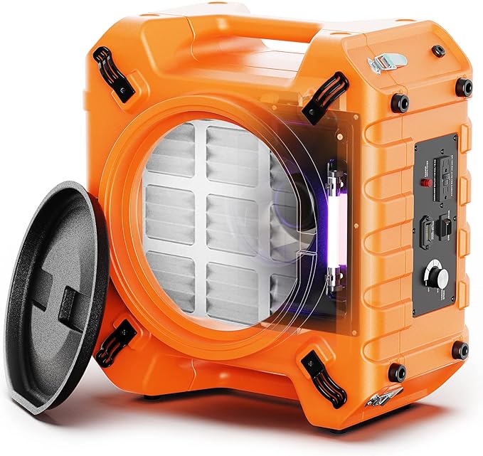 ALORAIR Air Scrubber | UV-C Light | Professional 3-Stage Filtration Negative by ALORAIRSOLUTIONSINC0J0DC