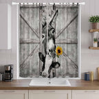 Funny Farm Animals Living Room Curtains 84 Inch Length, Window Curtains Tab Top - Image 9