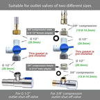NSF 3/8" inch Water Line Tubing and Push to Connect Fittings - Image 3
