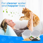 12+12 Pack Cat Water Fountain Filter, Pre-Sponge & Replacement Carbon Filters - Image 8