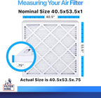 Filter King 40.5x53.5x1 Air Filter | 4-PACK | MERV 8 HVAC Pleated A/C Furnace - Image 2