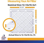 Filter King 12.13x19.5x1 Air Filter | 4-PACK | MERV 13 HVAC Pleated A/C Furnace - Image 2