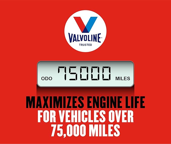 Valvoline High Mileage with MaxLife Technology 5W-30 Synthetic Blend Motor Oil - Image 5