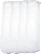 4 Pack - 4 Inch Ring Filter Socks 200 Micron - Aquarium Felt Filter Bags -4 by Encompass+All