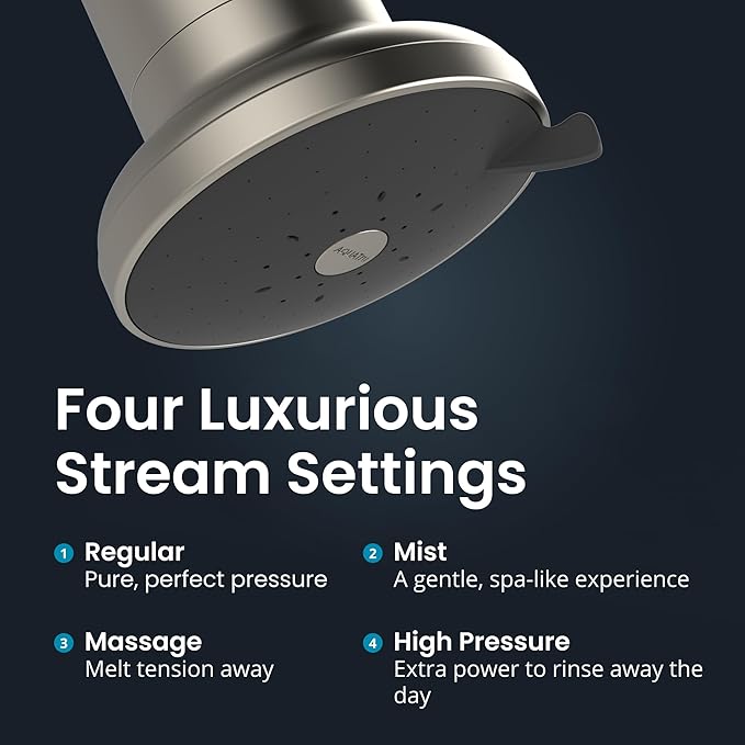 AquaTru Shower - High Pressure Shower Filter Removes Impurities from Hard Water - Image 4