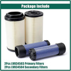 YUXIVCNE 2Pcs LVU34503 LVU34504 Primary & Secondary Air Filter Compatible - Image 7