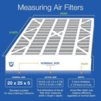 Nordic Pure 20x25x5 Air Bear Air Filter Replacement MERV 12 Pleated + Carbon 1 - Image 2