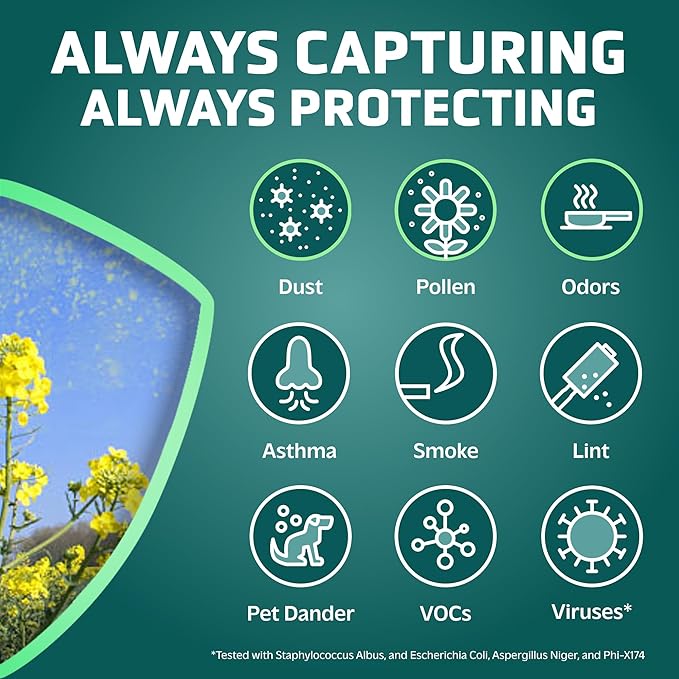 GermGuardian HEPA Pure Genuine Air Purifier Filter B, Removes 99.97% of - Image 2
