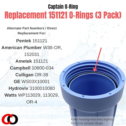 Captain O-Ring - Replacement 151121 / OR-38 / WS03X10001 / 10800-034 O-Rings - Image 3